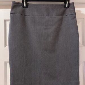 Worthington Charcoal Lined Pencil Skirt